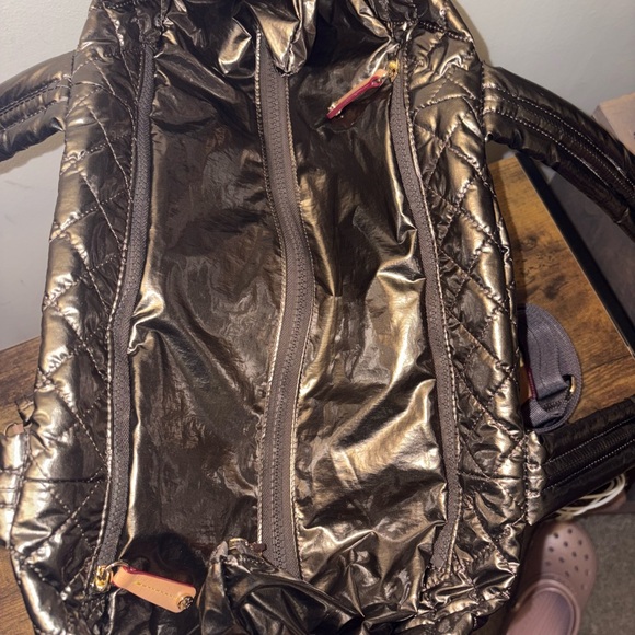 MZ Wallace Large metro tote deluxe- Moondust - Picture 5 of 9